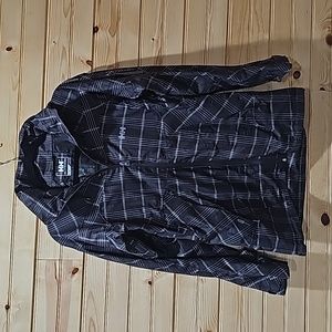 Women's Helly Hansen Medium Black Plaid Lightweight Snowboard/Ski Jacket